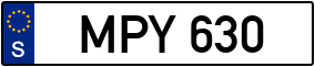 Truck License Plate